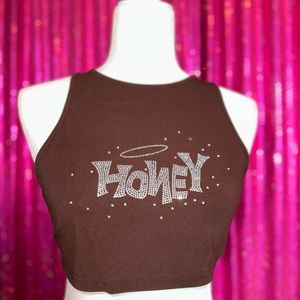 Brown Halter top